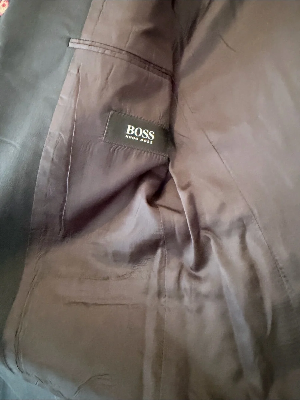 Hugo Boss Men's black Two-Button Suit